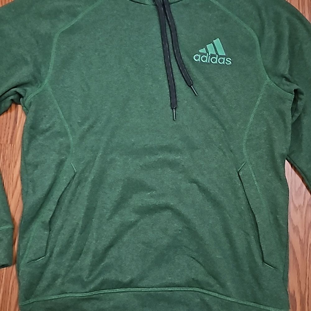 ❌️❌️❌️ SOLD ❌️❌️❌️Adidas ULTIMATE ClimaWarm Fleece Lined Pullover Hoodie/ M - Picture 2 of 8